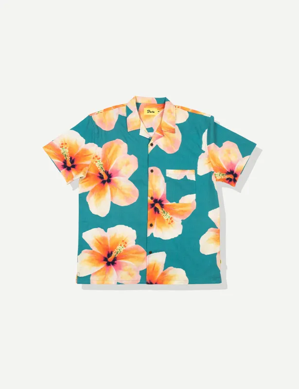 Bloom Stretch Buttonup - Green sold by Duvin Design