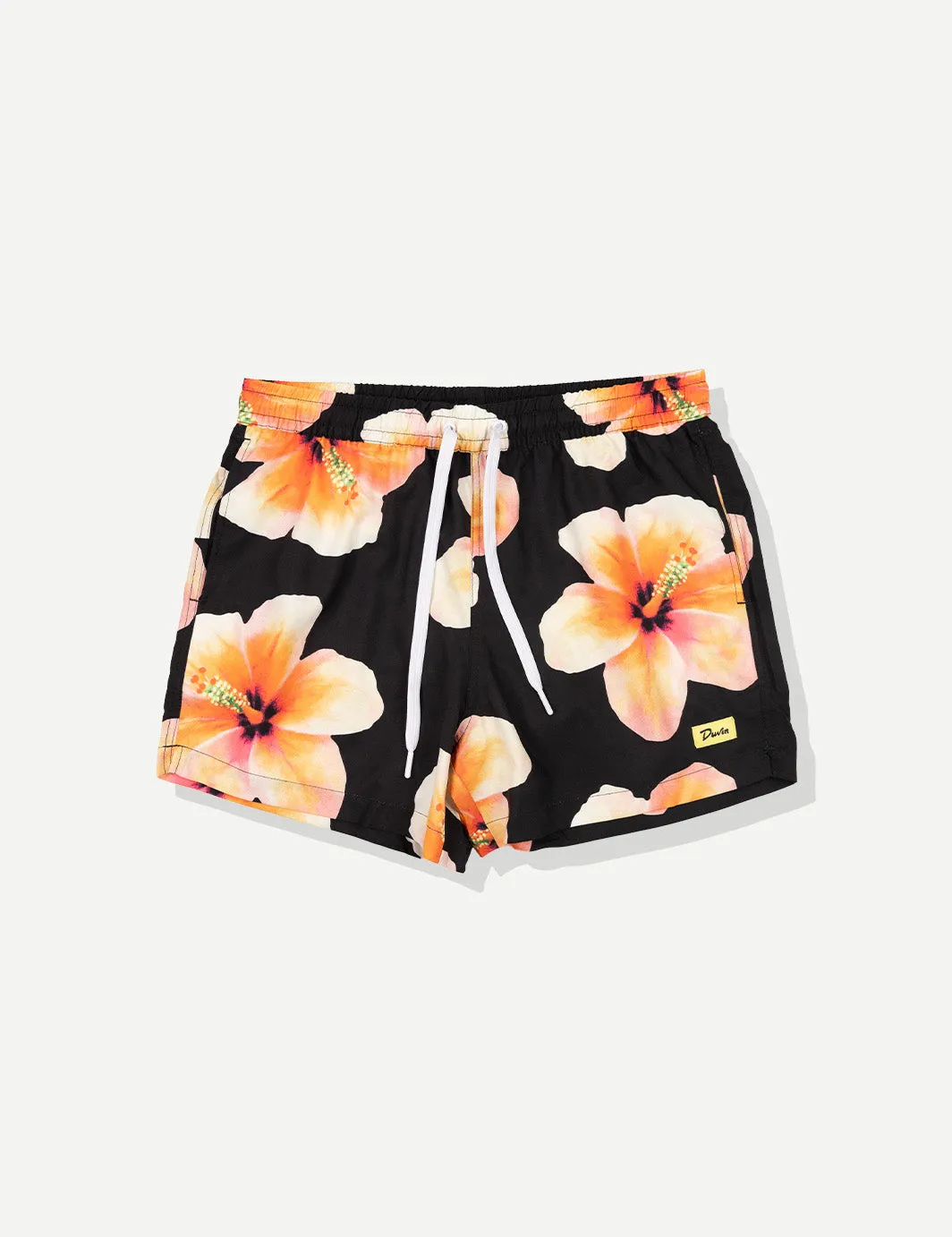 Bloom Swim Short - Black sold by Duvin Design