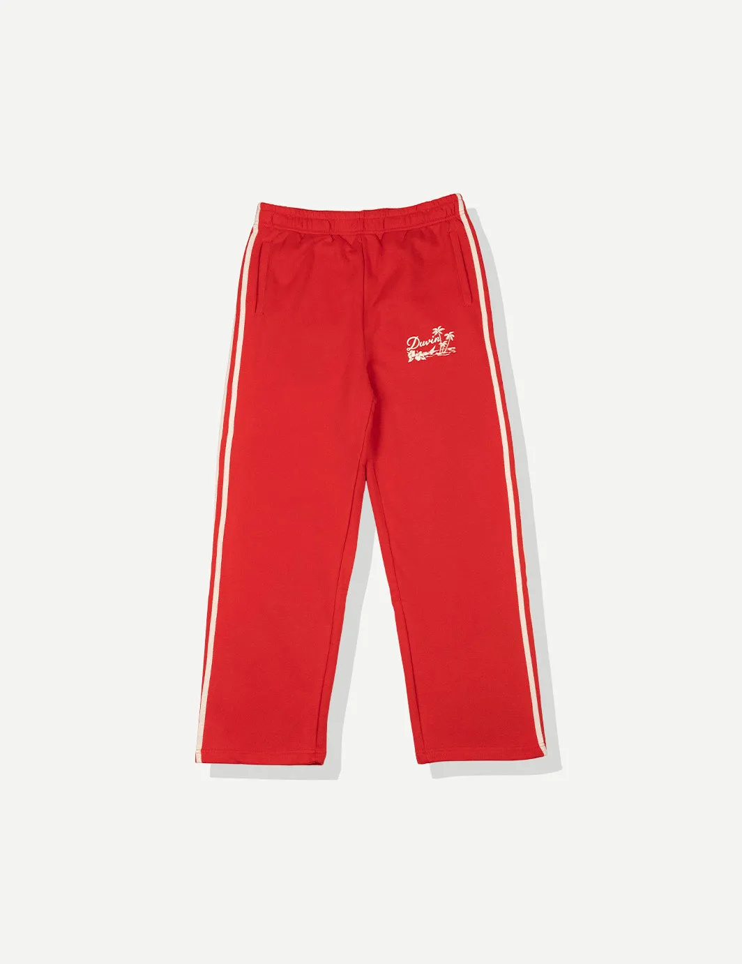 Oasis Wide Leg Sweatpant - Red sold by Duvin Design