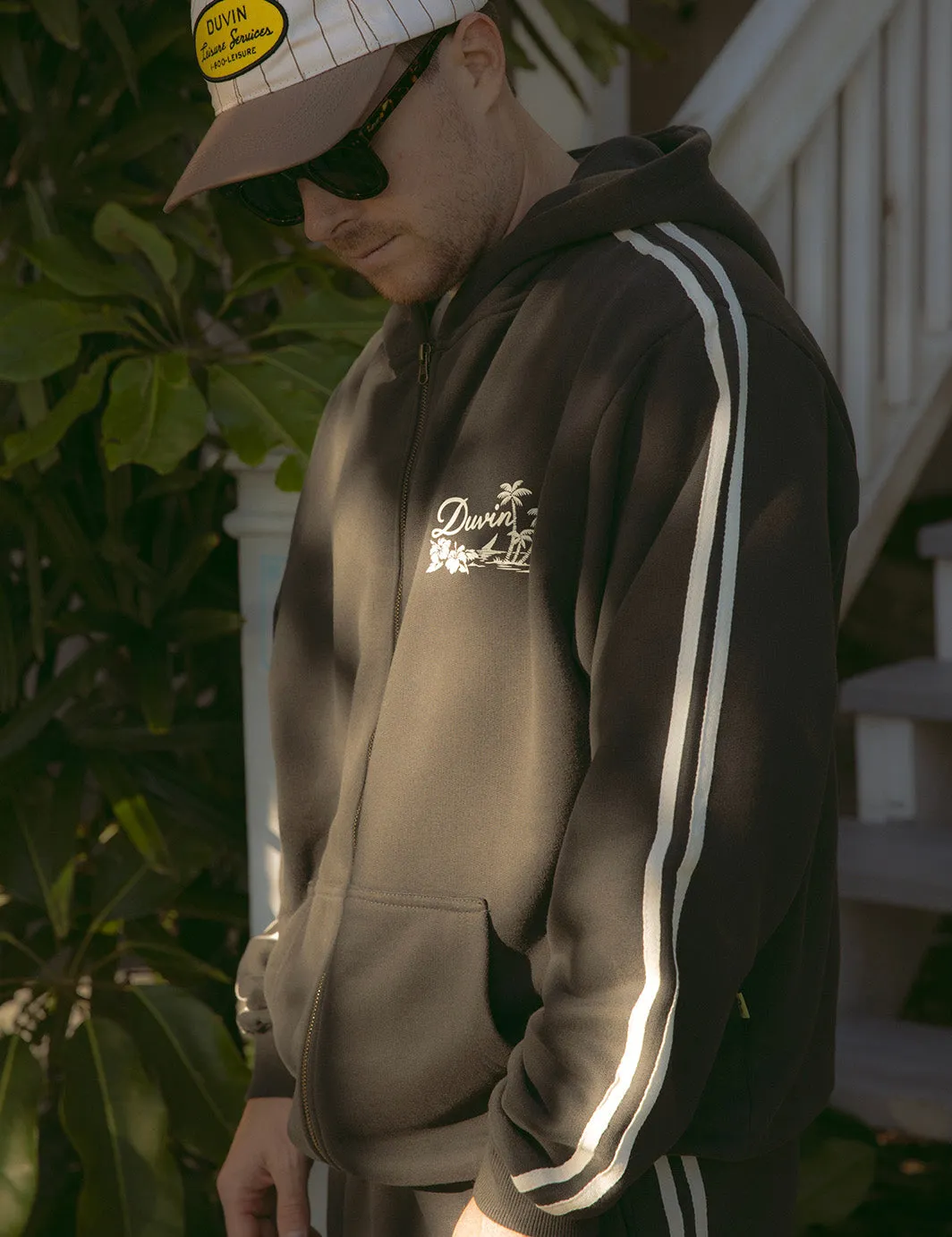 Oasis Wide Leg Sweatpant - Black sold by Duvin Design product image thumbnail 3