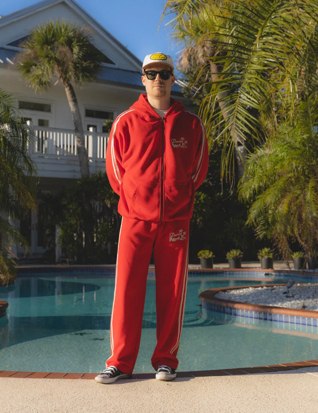 Duvin Oasis Full Zip Hoodie - Red sold by Duvin Design product image thumbnail 5