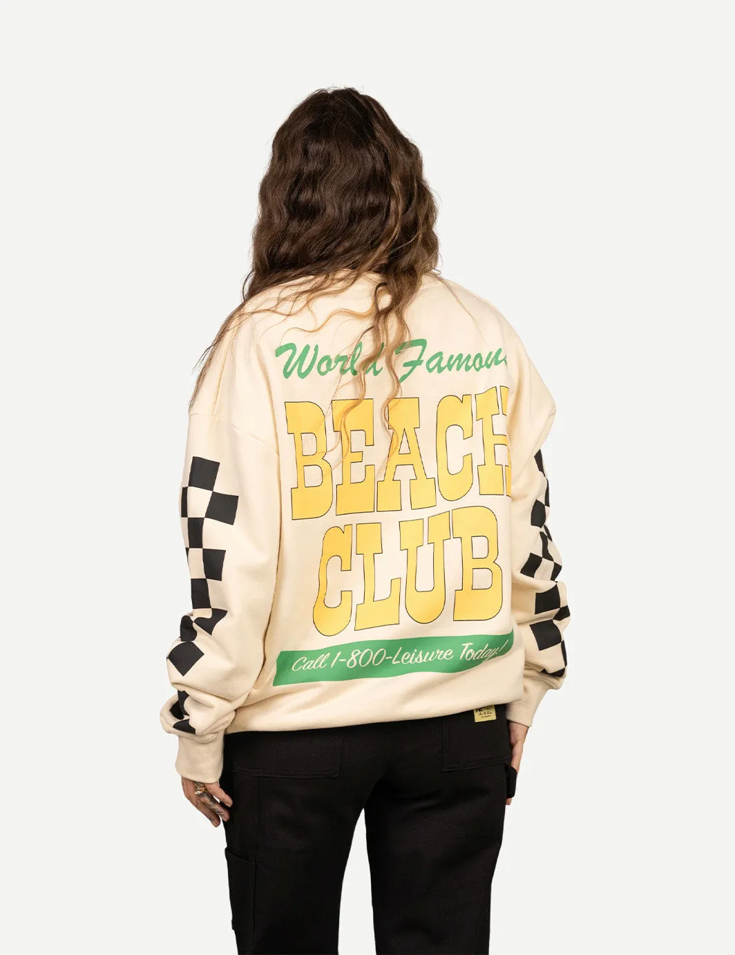 Resort Golf Tan Crew Fleece sold by Duvin Design product image thumbnail 5