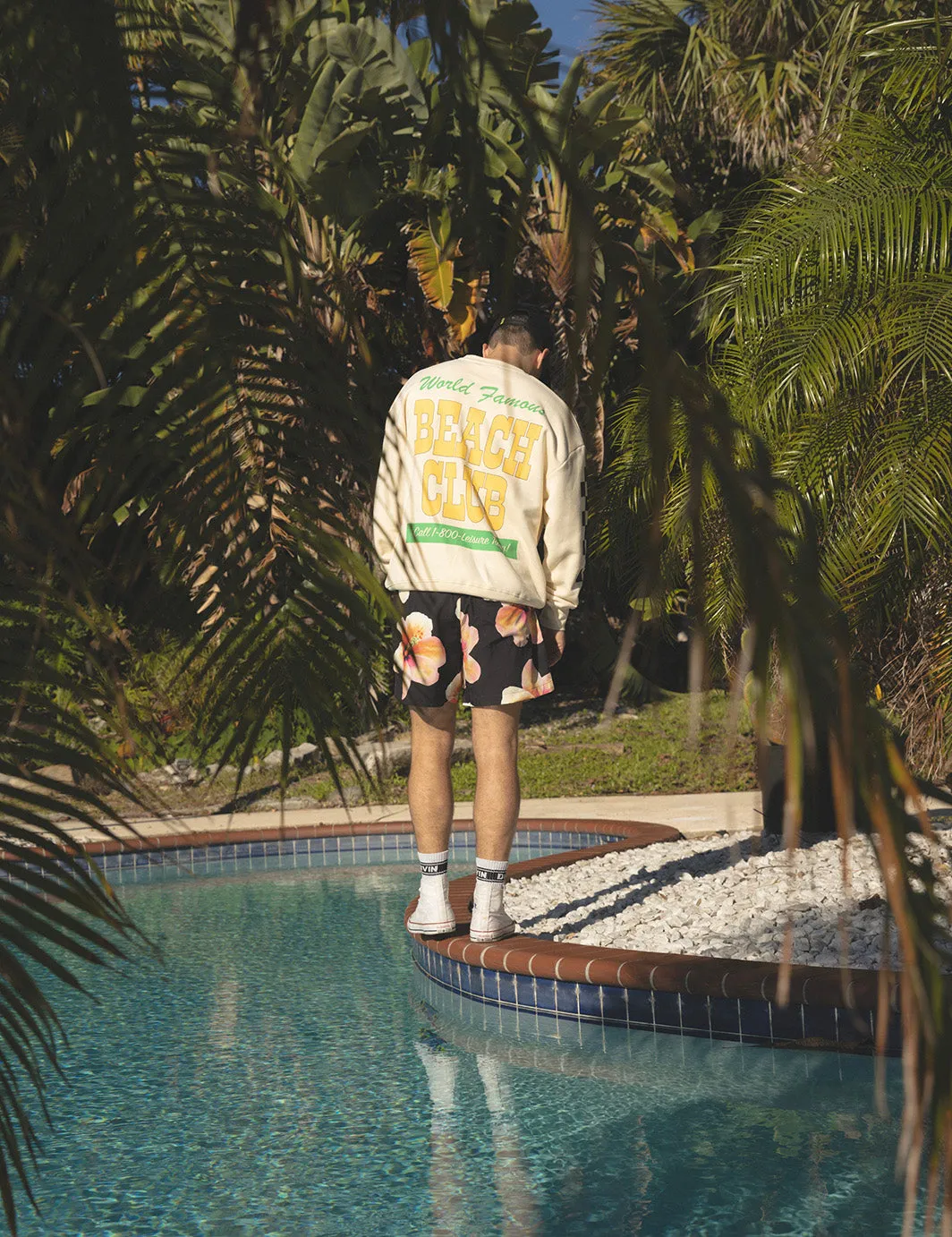 Resort Golf Tan Crew Fleece sold by Duvin Design product image thumbnail 4