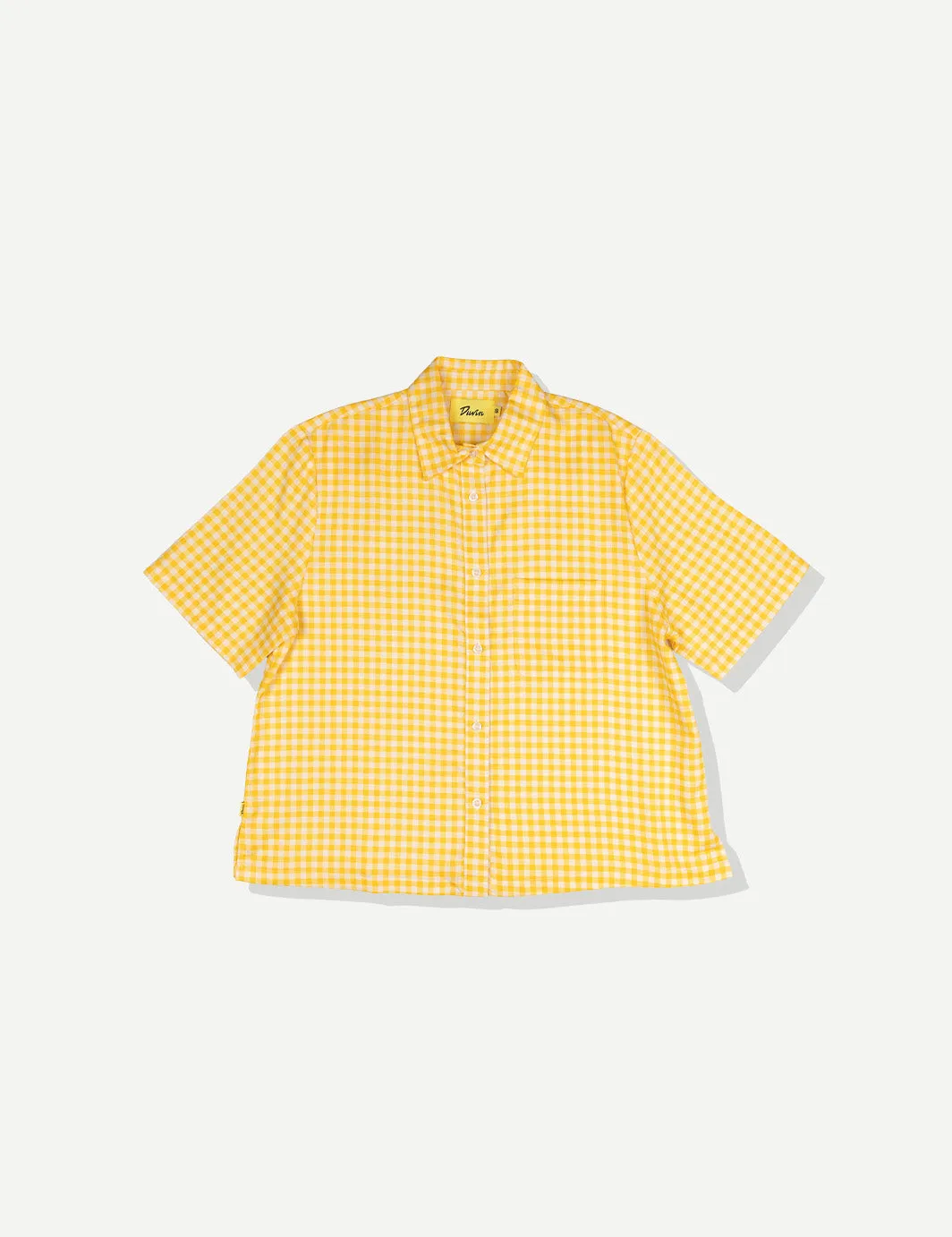 Picnic Crop Buttonup - Yellow sold by Duvin Design