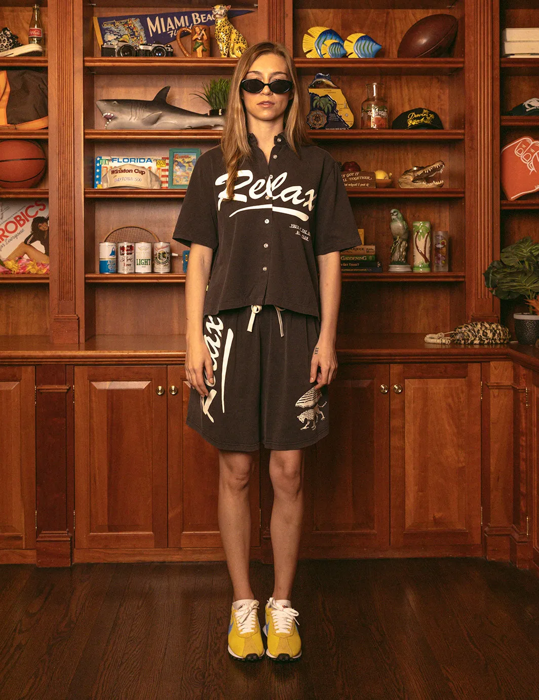 Relax Cotton Short - Black sold by Duvin Design product image thumbnail 5