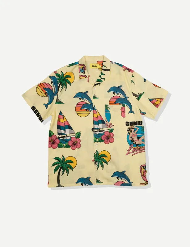 Sunny Buttonup - Lime made by Duvin Design