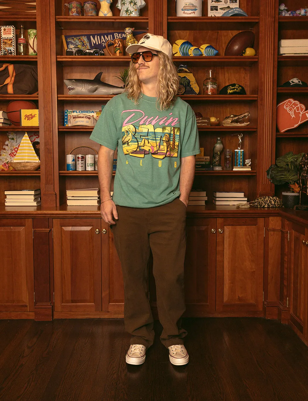 Club Tee - Teal sold by Duvin Design product image thumbnail 3