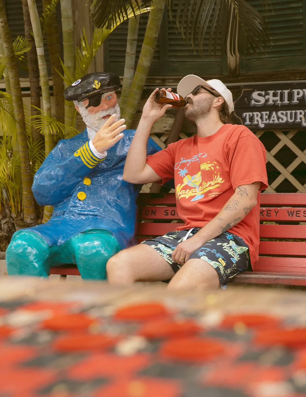 Duvin x Margaritaville Please Return Tee sold by Duvin Design product image thumbnail 5