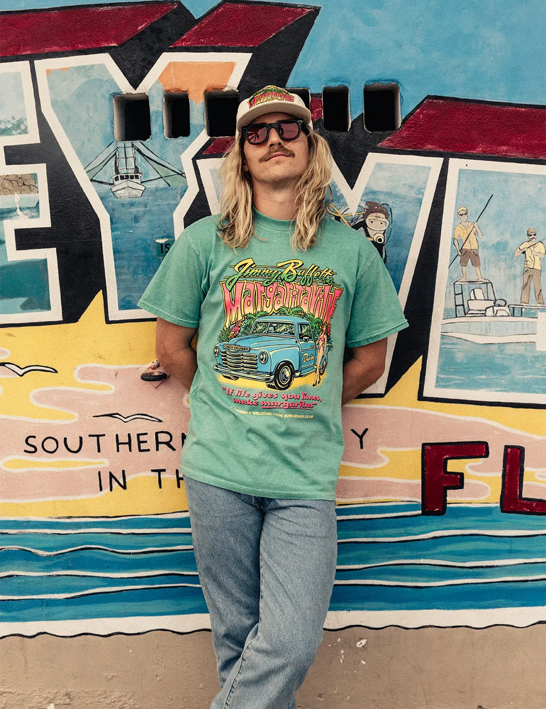 Duvin x Margaritaville Cruiser Tee - Teal sold by Duvin Design product image thumbnail 3