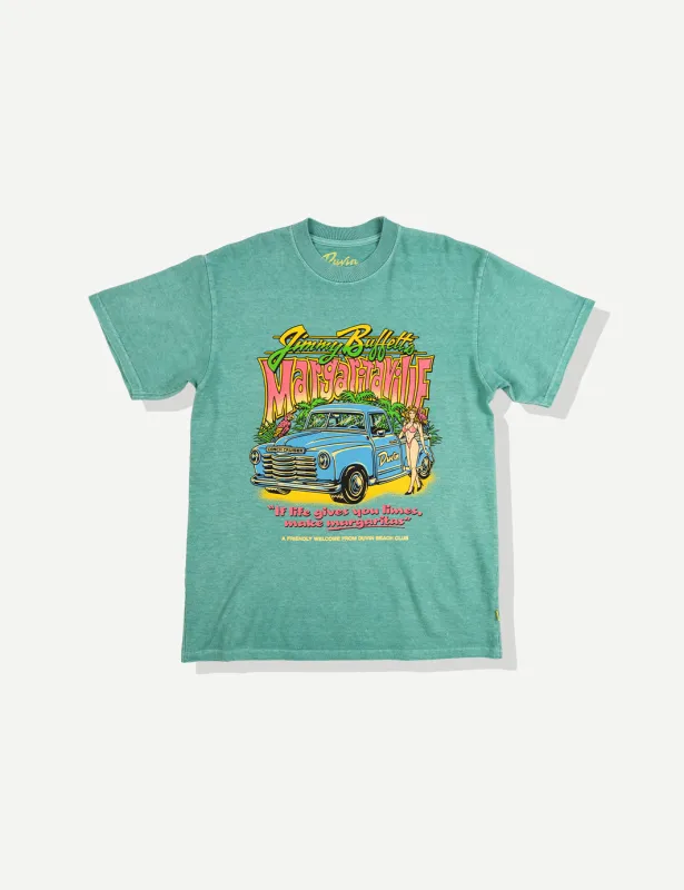 Duvin x Margaritaville Cruiser Tee - Teal made by Duvin Design