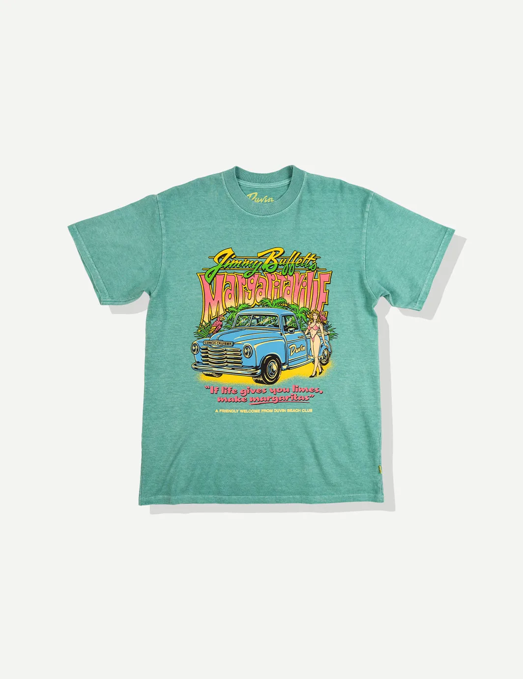 Duvin x Margaritaville Cruiser Tee - Teal sold by Duvin Design