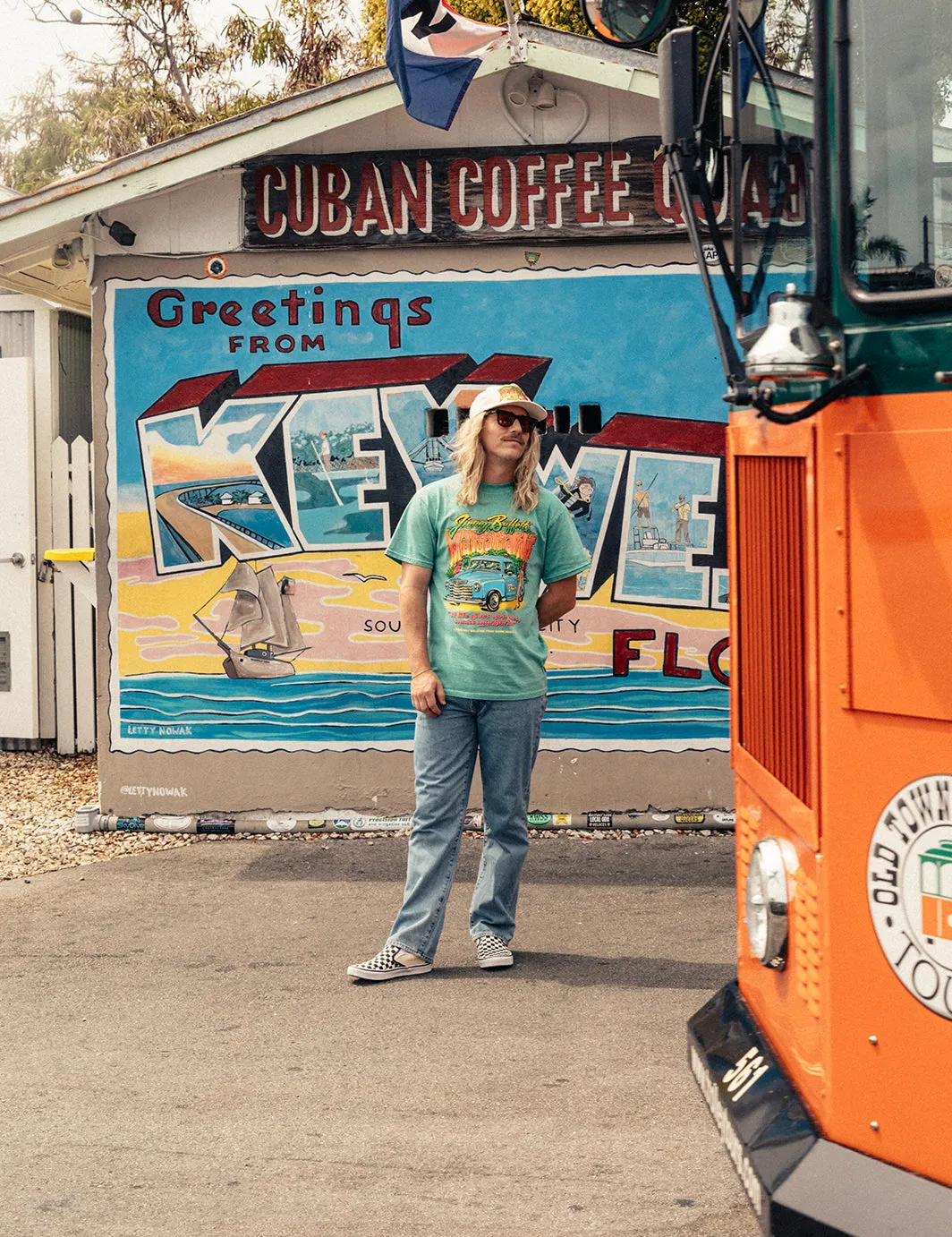 Duvin x Margaritaville Cruiser Tee - Teal sold by Duvin Design product image thumbnail 4