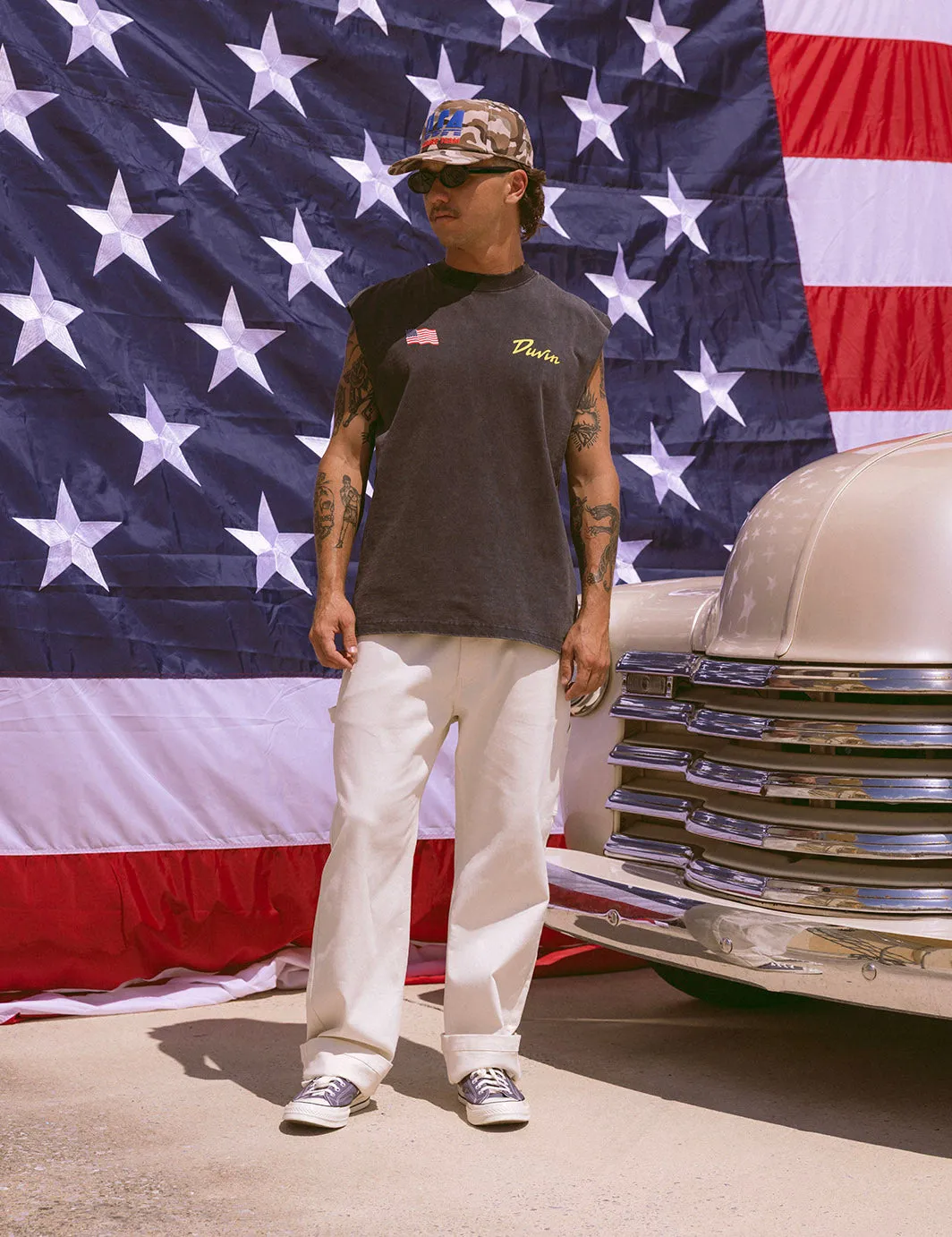 USA Leisure Muscle Tank sold by Duvin Design product image thumbnail 3