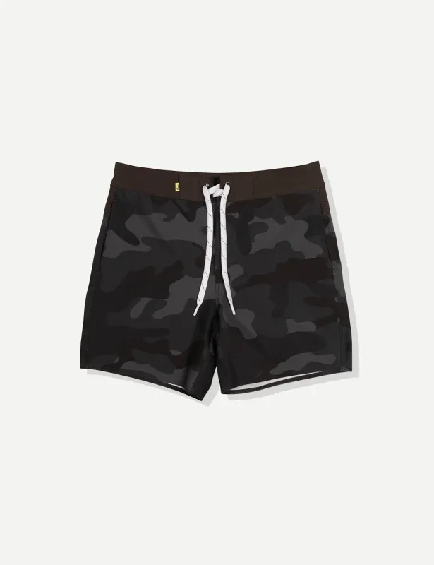Black Camo Boardshort made by Duvin Design