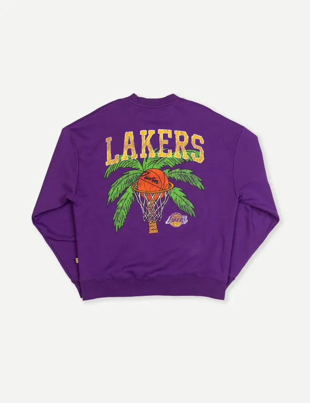 Duvin x Lakers Crew Fleece made by Duvin Design