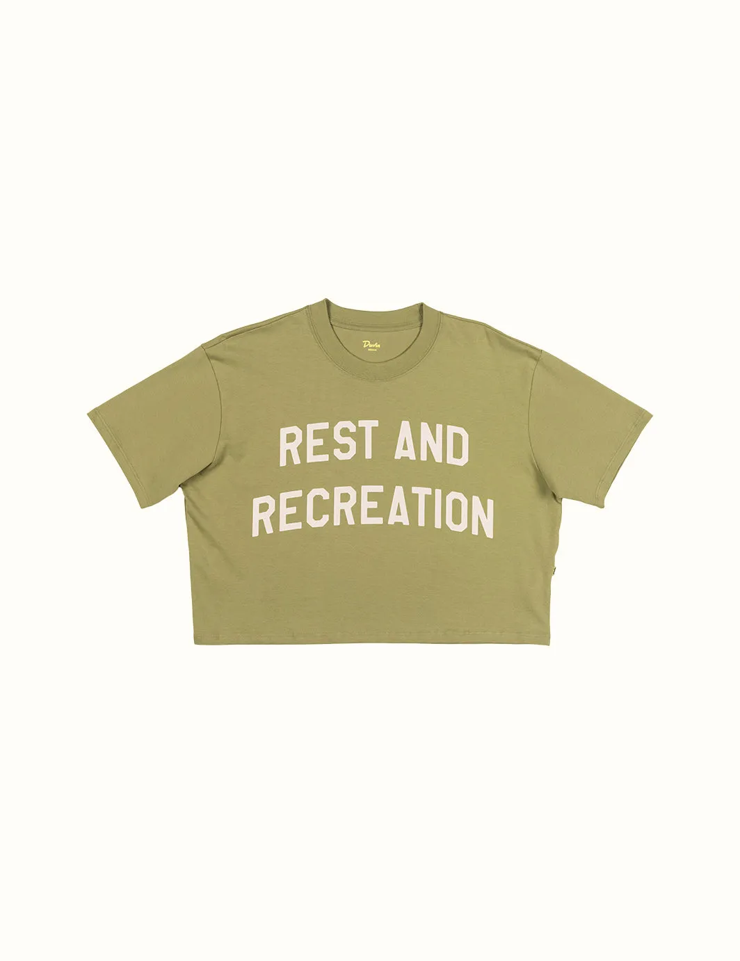 RR Crop Tee - Army sold by Duvin Design