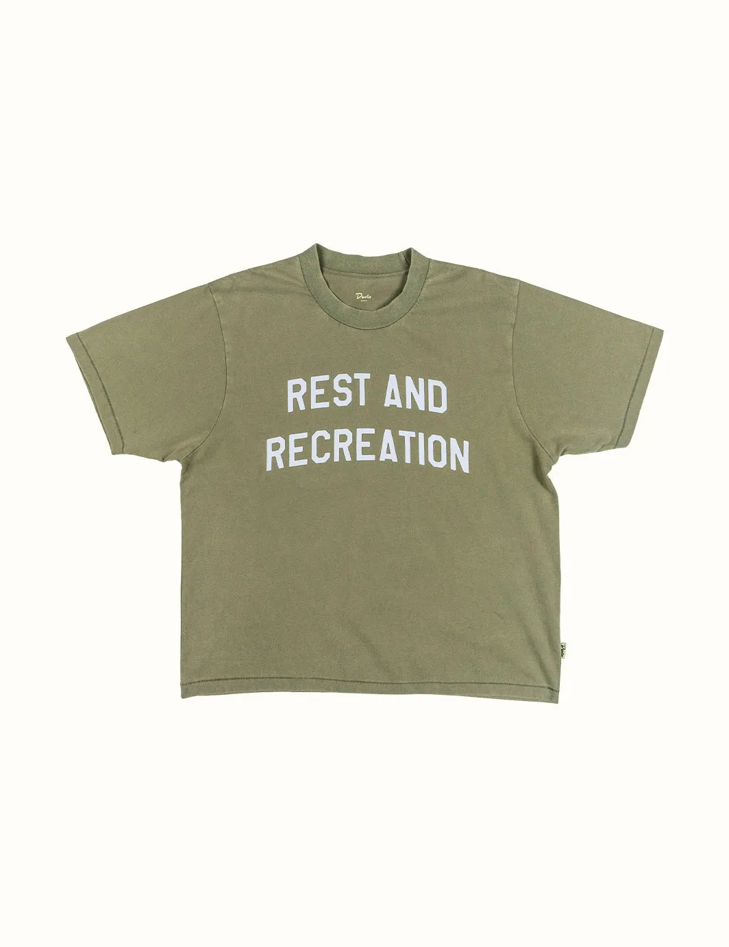 Rest And Rec Tee - Army sold by Duvin Design