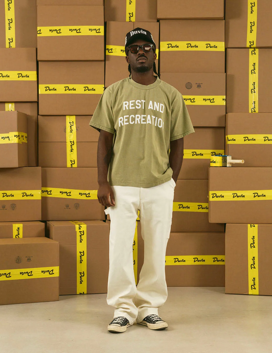 Rest And Rec Tee - Army sold by Duvin Design product image thumbnail 2