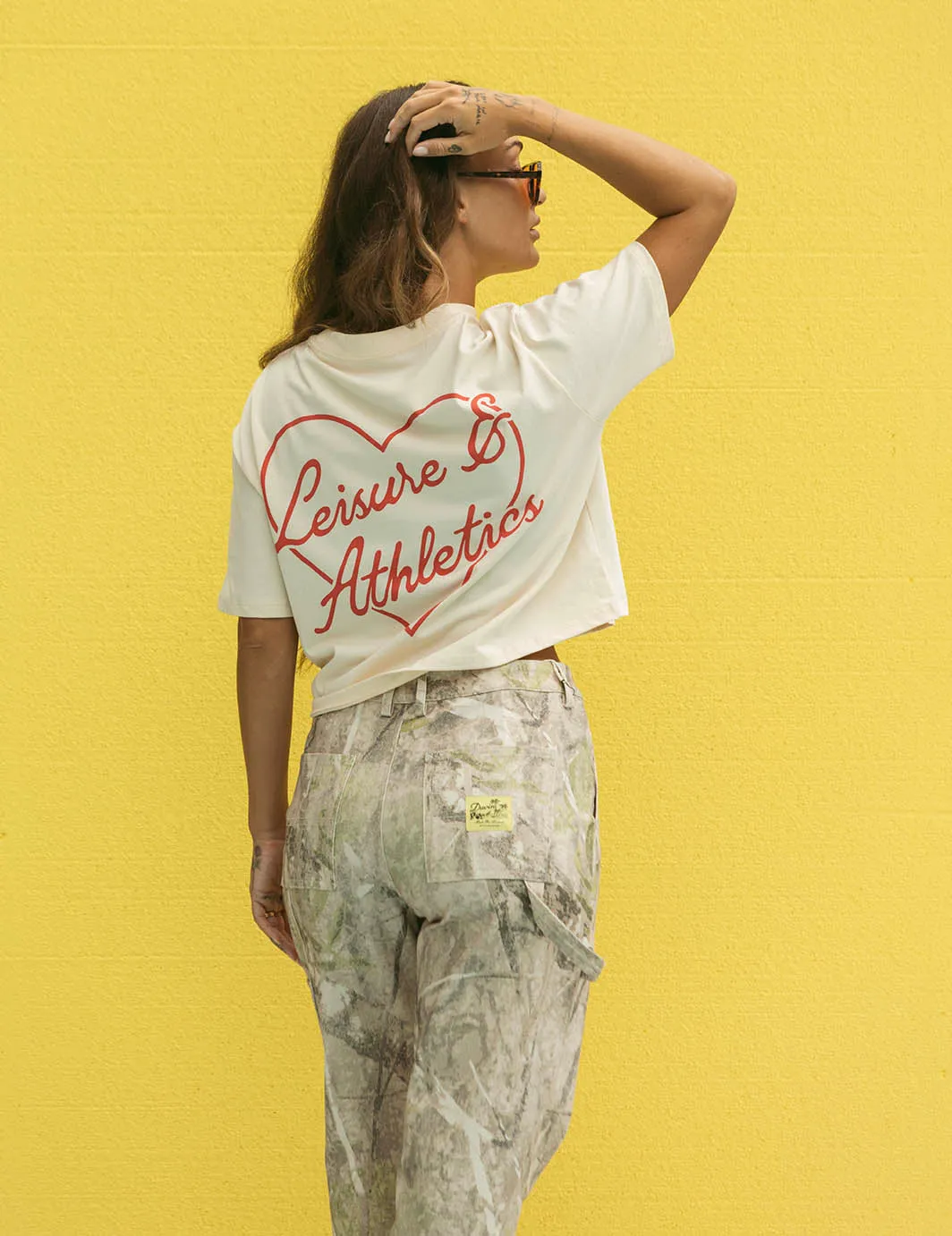 Heart Crop Tee - Antique sold by Duvin Design product image thumbnail 2