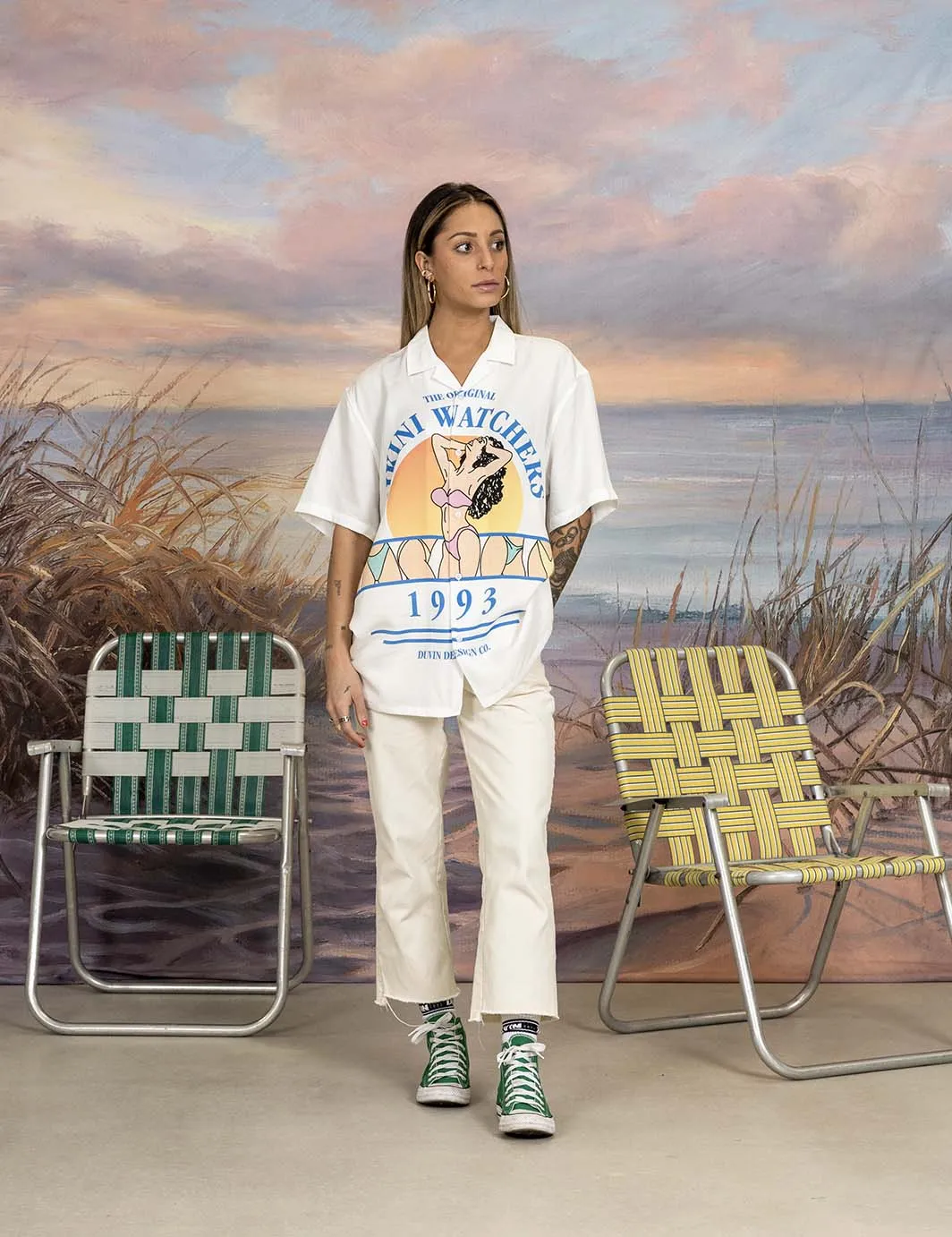 Bikini Watchers Buttonup sold by Duvin Design product image thumbnail 3