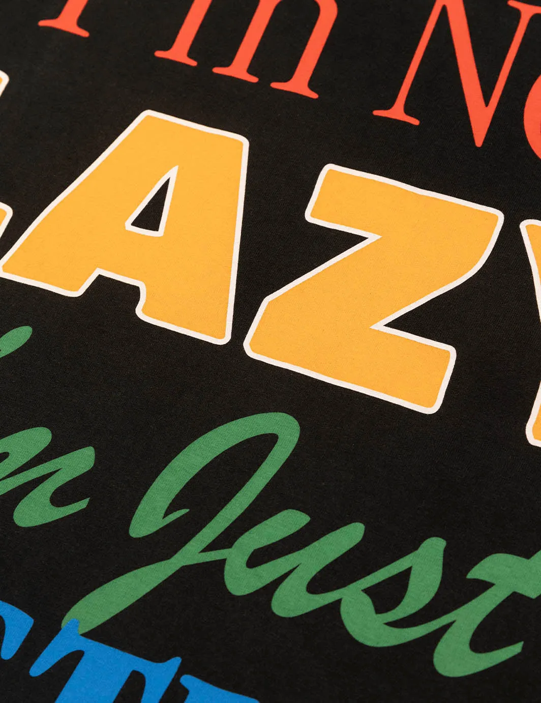 Not Lazy Tee - Black sold by Duvin Design product image thumbnail 5