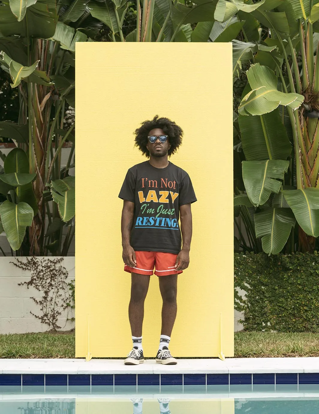 Not Lazy Tee - Black sold by Duvin Design product image thumbnail 2