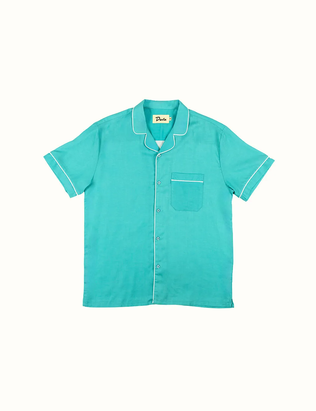 Poolside Retro Buttonup - Marine sold by Duvin Design