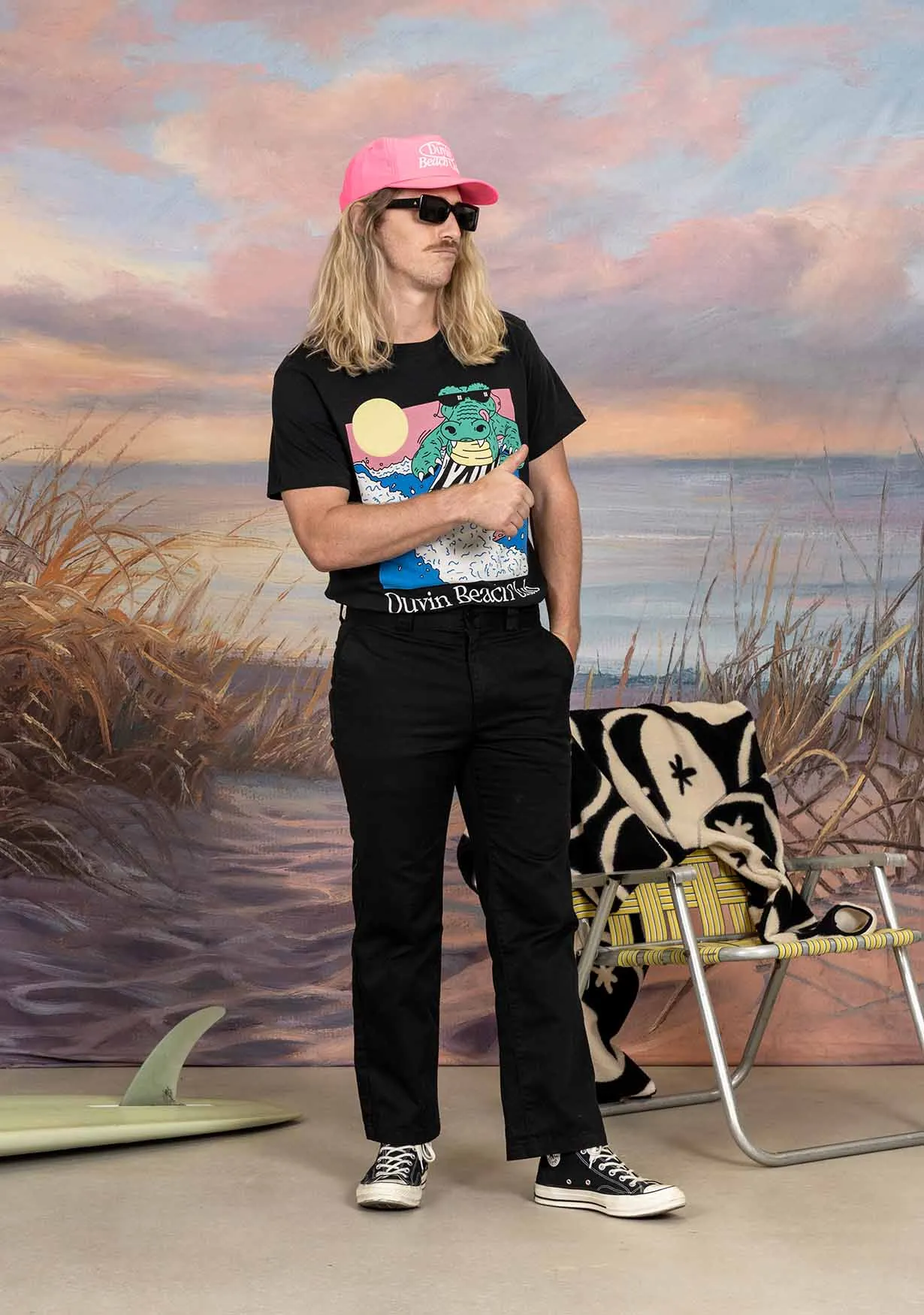 Gator Tee - Black sold by Duvin Design product image thumbnail 3