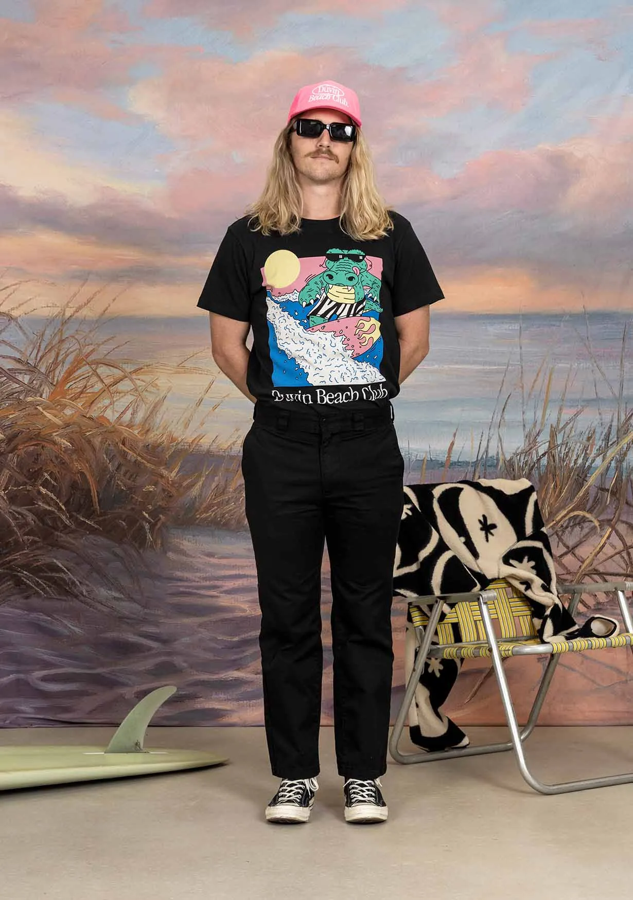 Gator Tee - Black sold by Duvin Design product image thumbnail 2