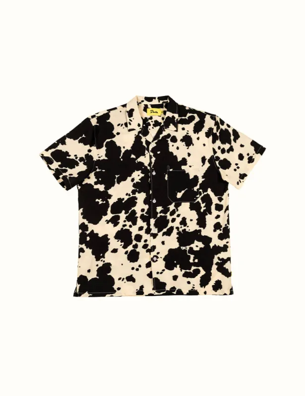 Cow Leisure Stretch Buttonup sold by Duvin Design