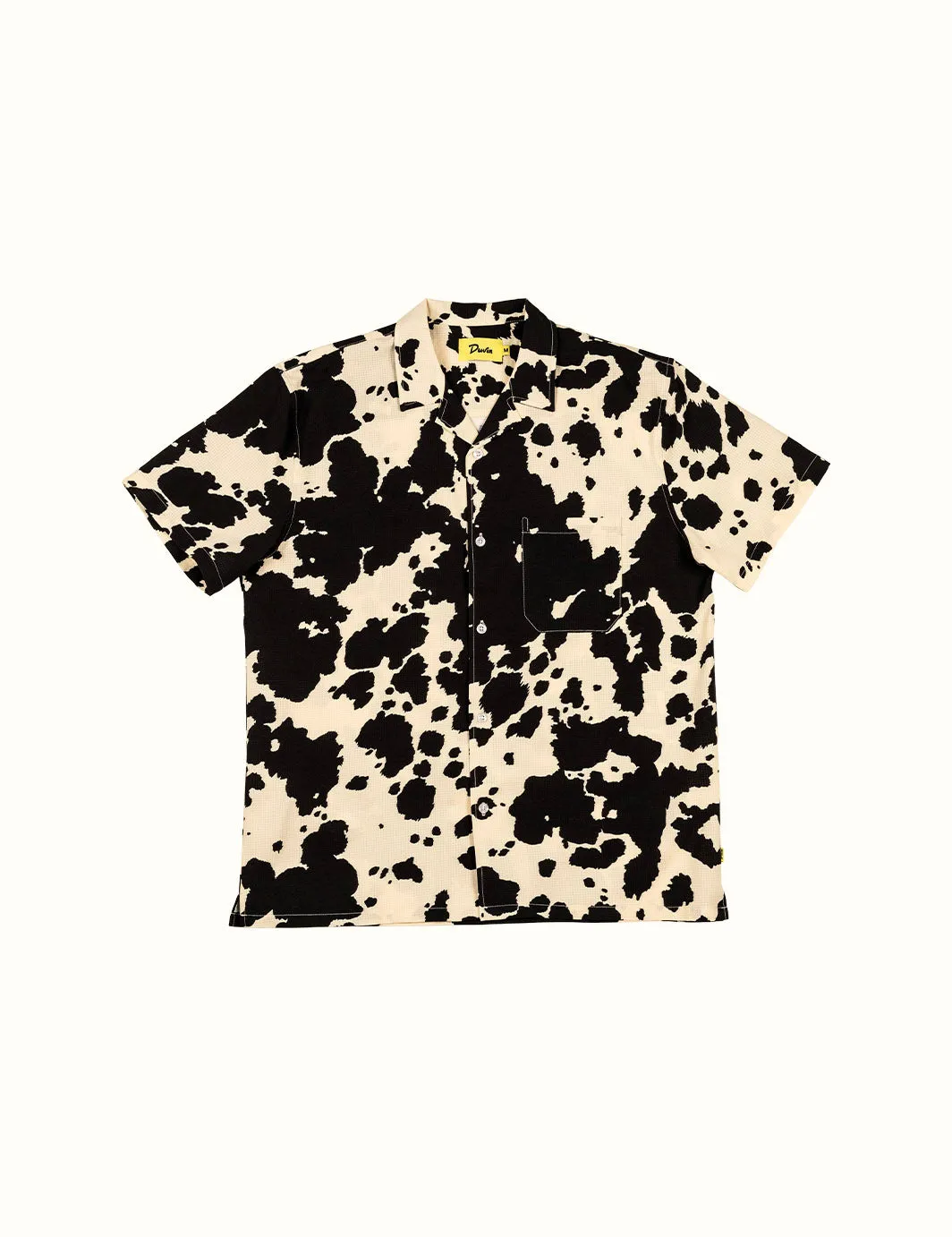 Cow Leisure Stretch Cabana Shirt sold by Duvin Design
