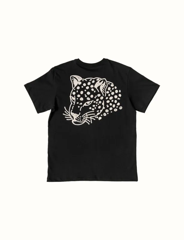 Big Cat Tee - Black sold by Duvin Design