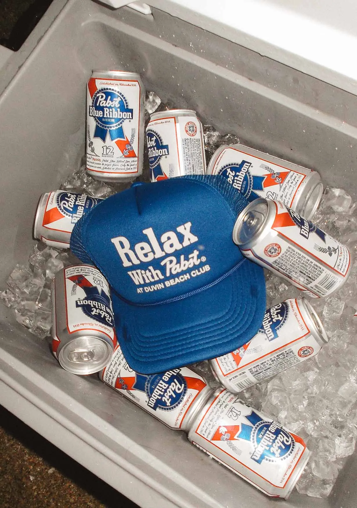 PBR x Duvin Relax Foam Trucker - Blue sold by Duvin Design product image thumbnail 3