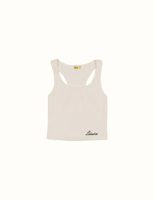 Ribbed Tank White sold by Duvin Design