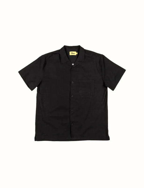 Basics Leisure Stretch Buttonup Black sold by Duvin Design