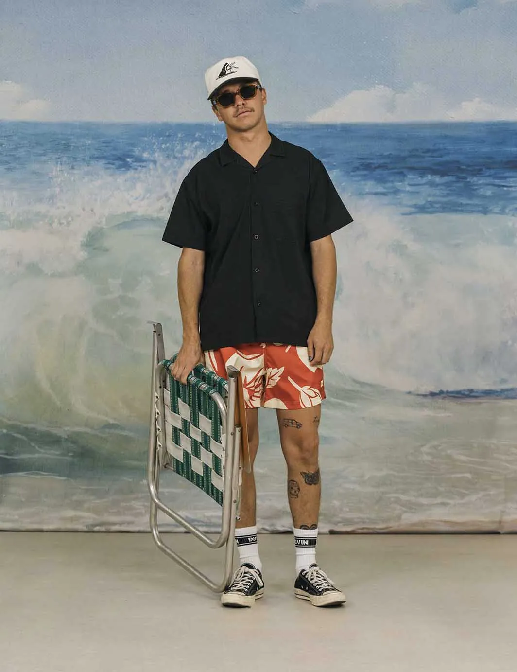 Basics Leisure Stretch Buttonup Black sold by Duvin Design product image thumbnail 5