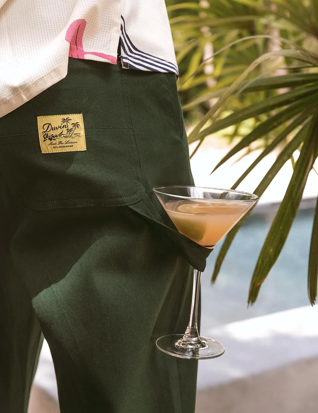 Loose Non-Workwear Pant - Deep Green sold by Duvin Design product image thumbnail 2