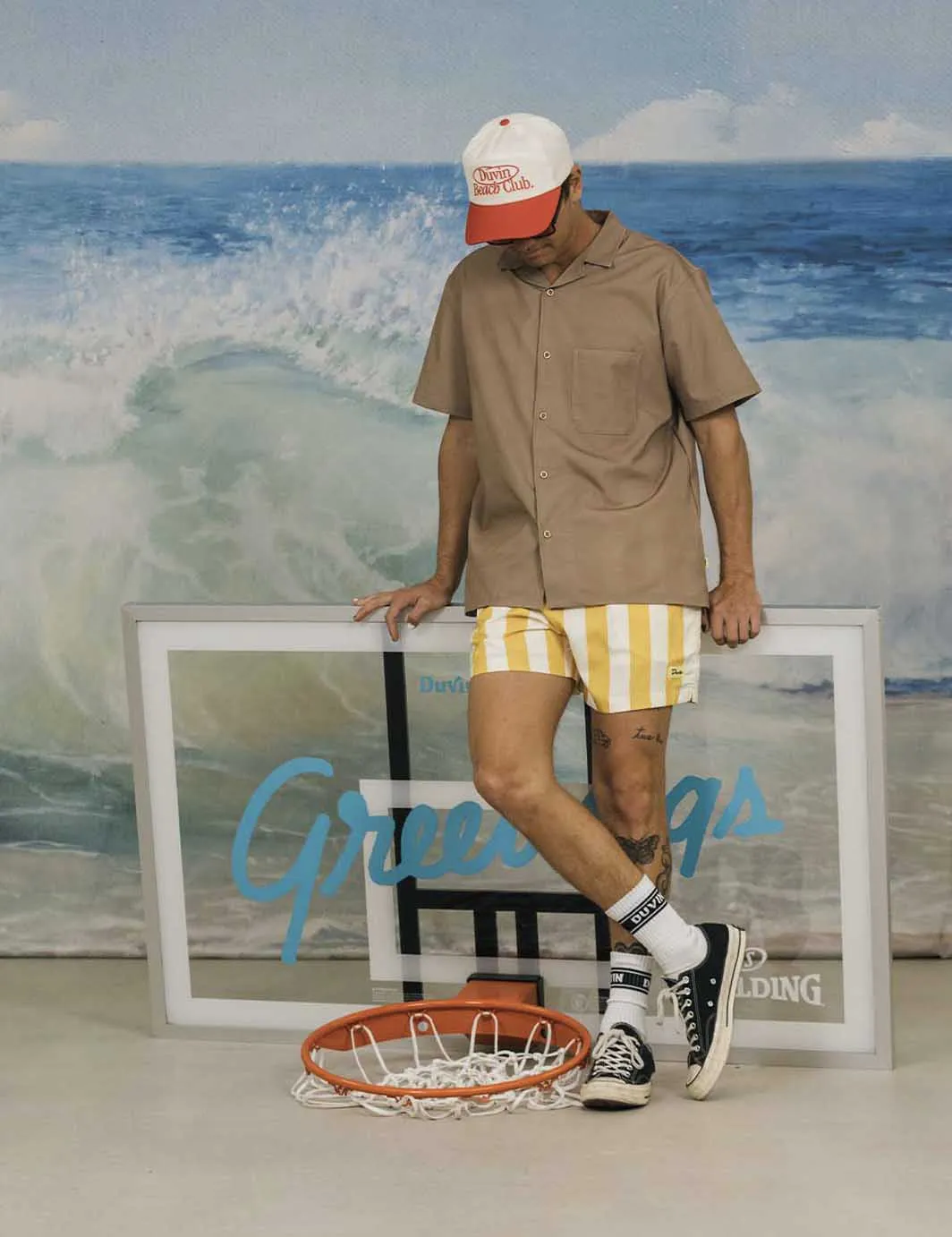 Basics Leisure Stretch Buttonup Brown sold by Duvin Design product image thumbnail 2