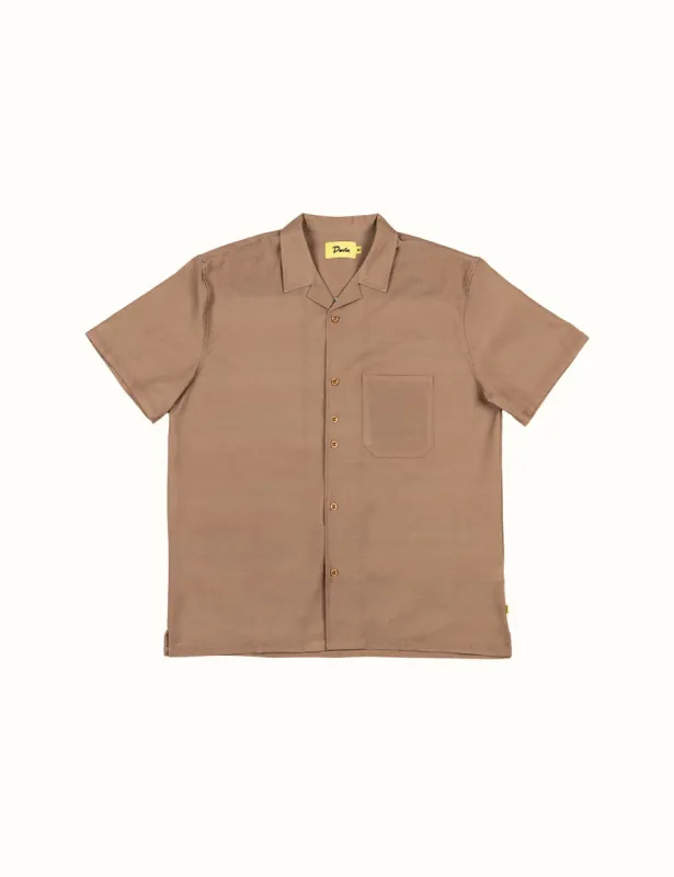 Basics Leisure Stretch Buttonup Brown sold by Duvin Design
