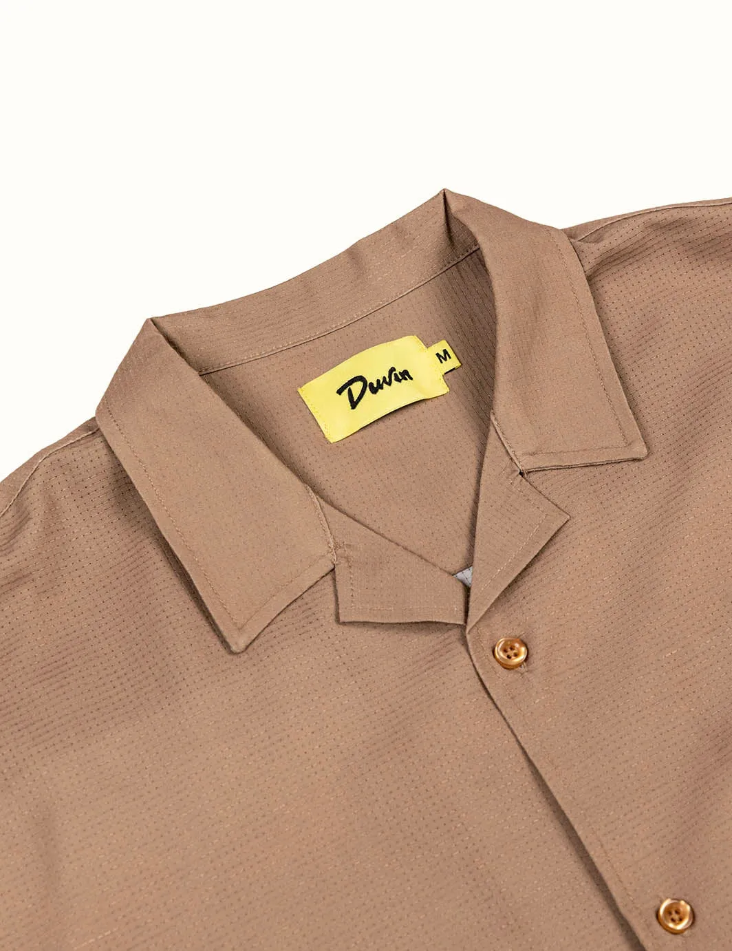 Basics Leisure Stretch Buttonup Brown sold by Duvin Design product image thumbnail 4