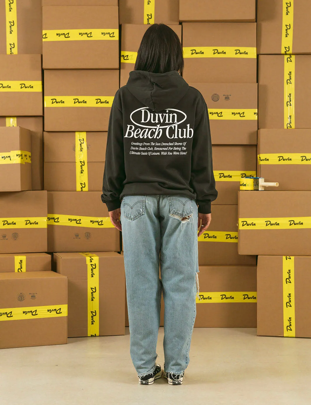 Members Hoodie - Black sold by Duvin Design product image thumbnail 5