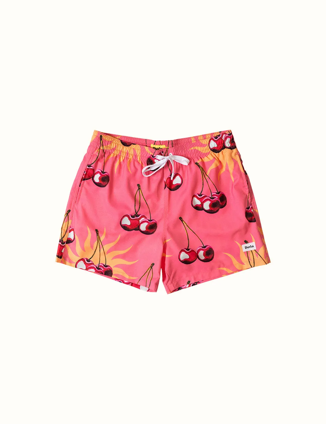 Cherry Swim Short sold by Duvin Design