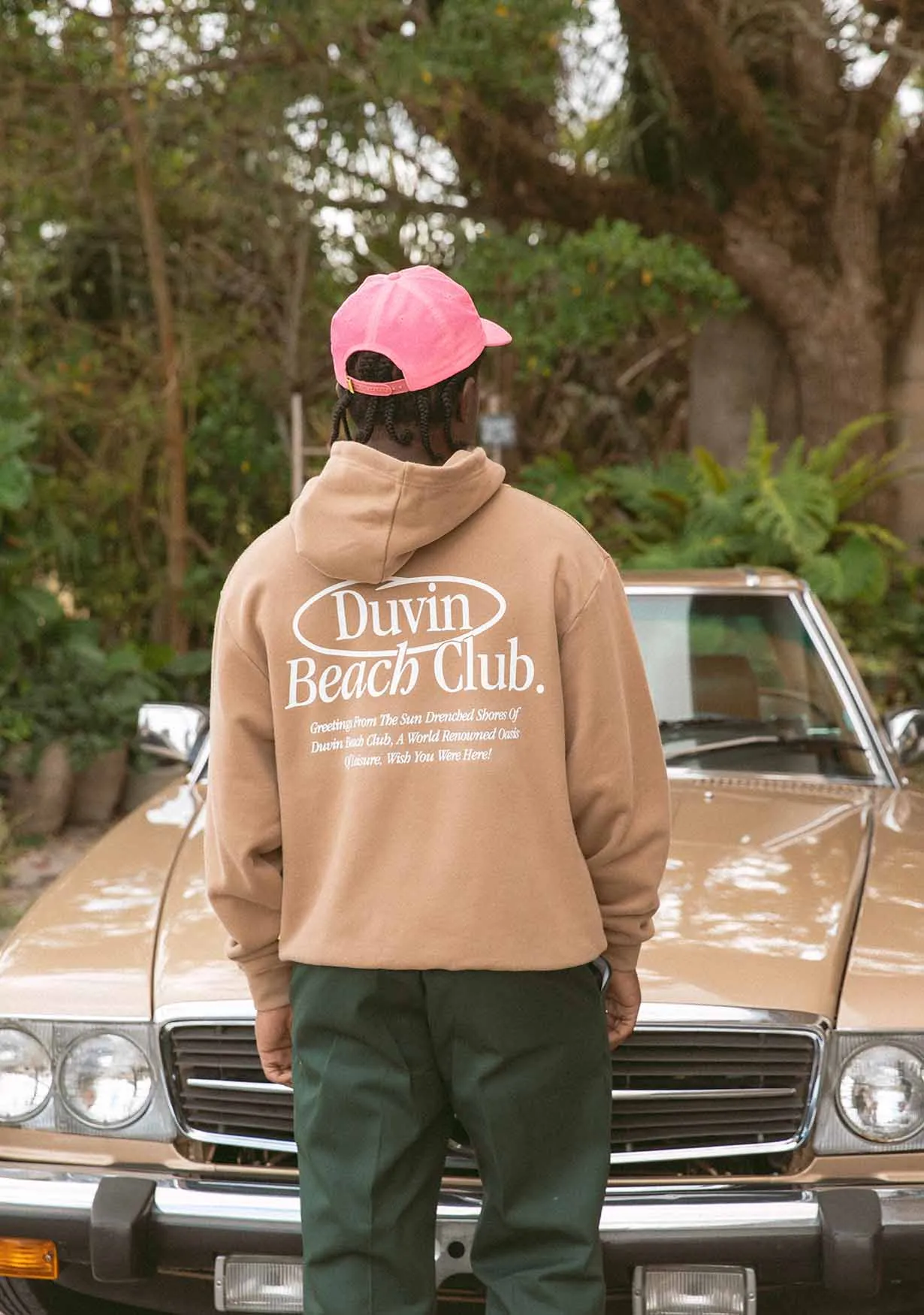 Members Only Hoodie - Tan sold by Duvin Design product image thumbnail 5