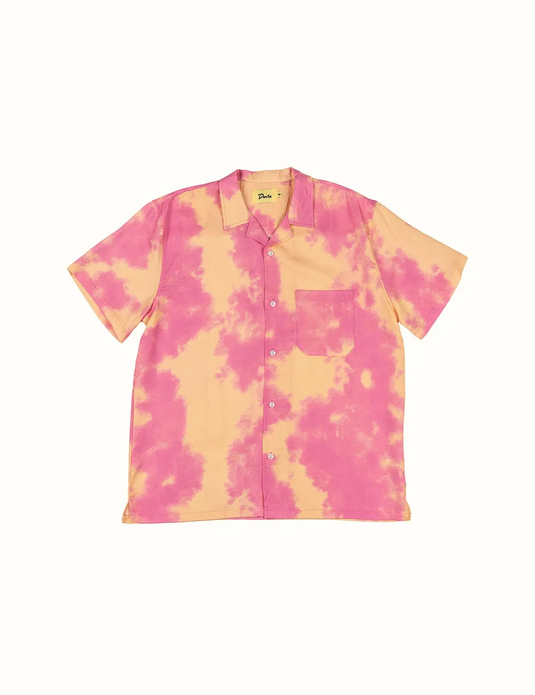 Orange Dye Buttonup sold by Duvin Design