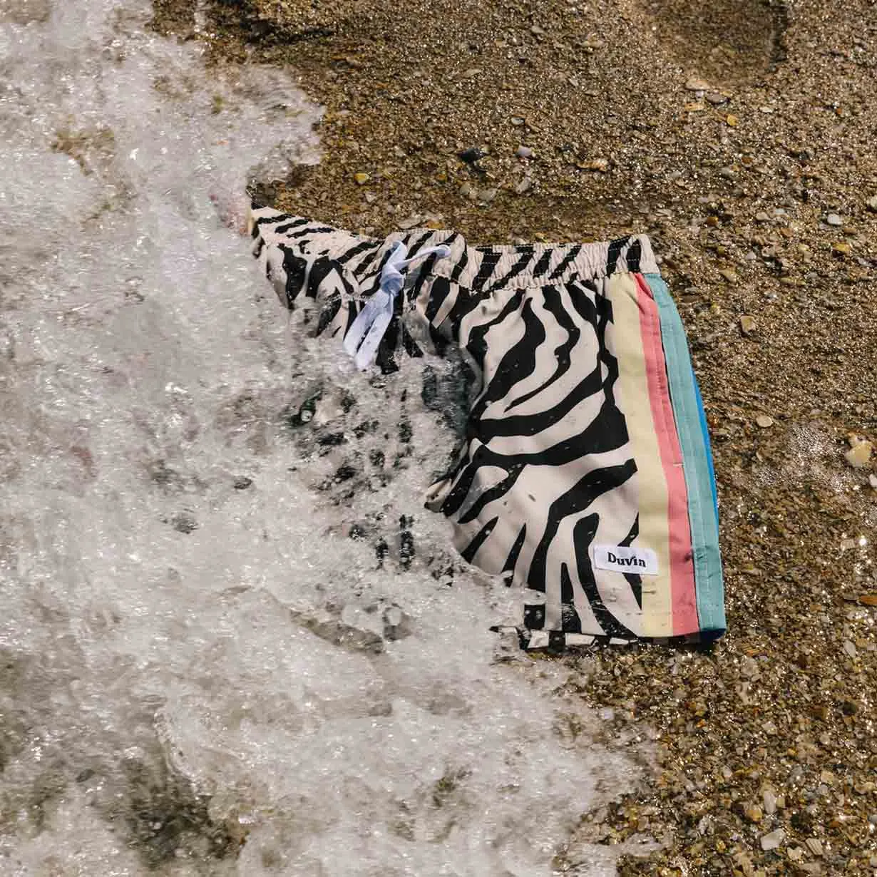 Zebra Disco Swim Short sold by Duvin Design product image thumbnail 5