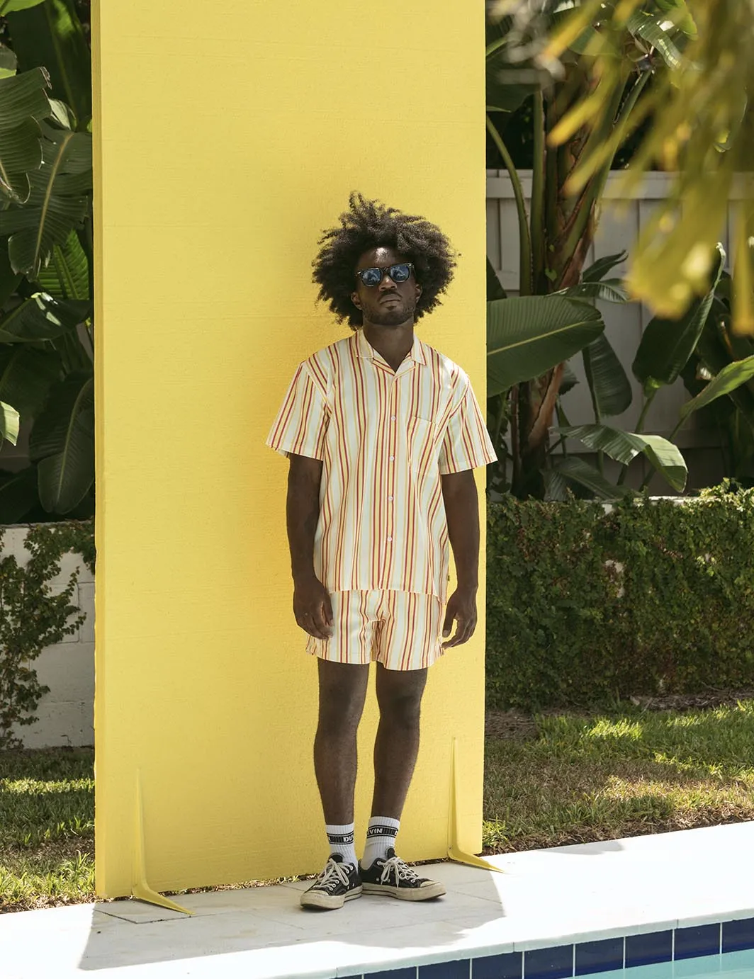 Stripe Leisure Stretch Buttonup sold by Duvin Design product image thumbnail 2