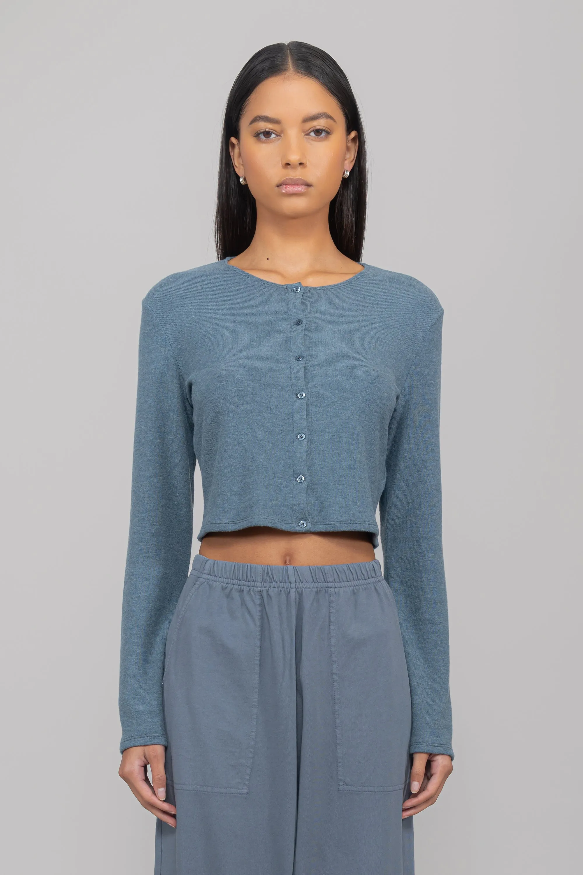 Lauren Crop Cardigan II sold by Leset