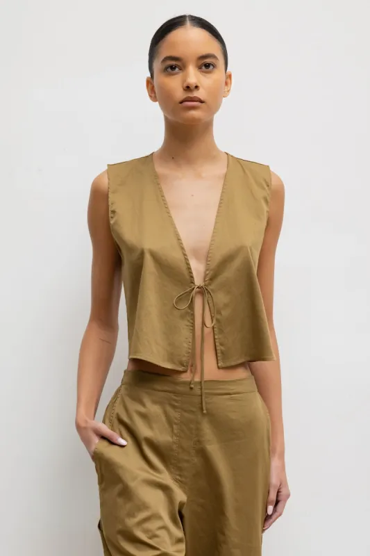 Yoko Tie Top sold by Leset