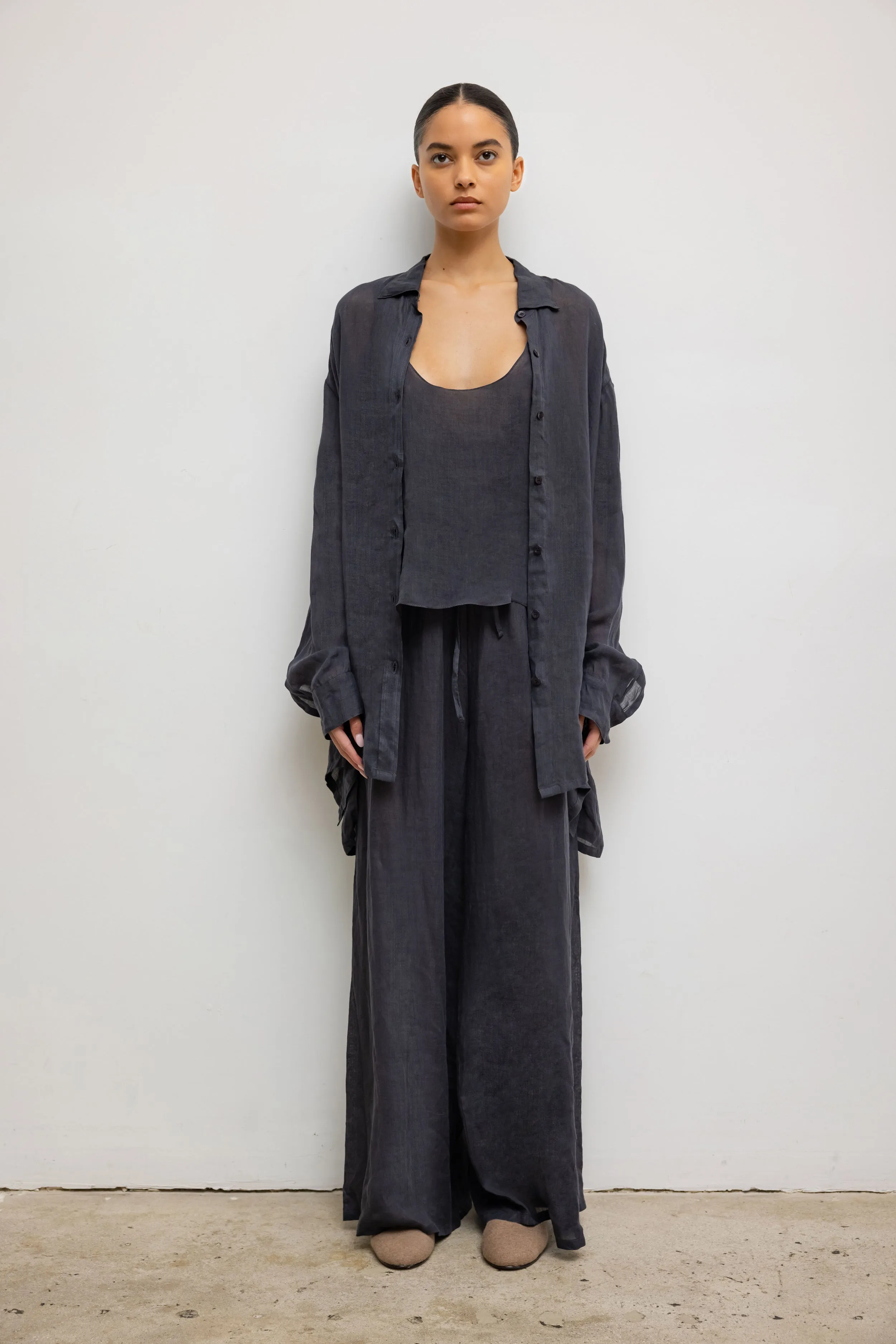 Niko Drawstring Wide Leg Pant sold by Leset