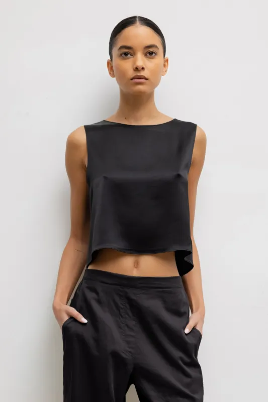 Barb Crop Sleeveless Crew sold by Leset